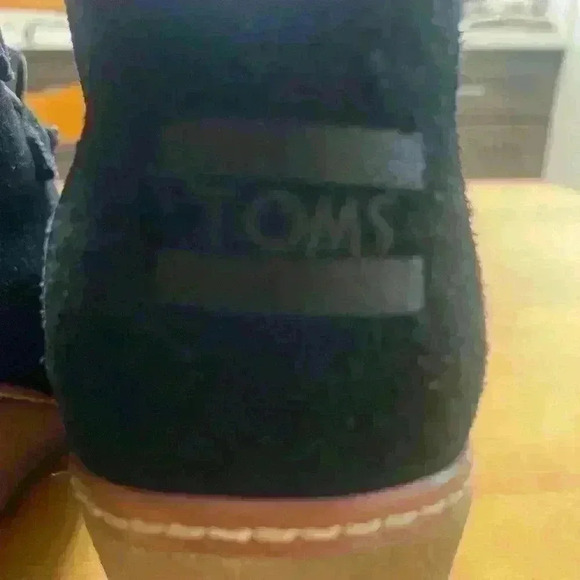 TOMS Suede Black Ankle Boots - Picture 5 of 7